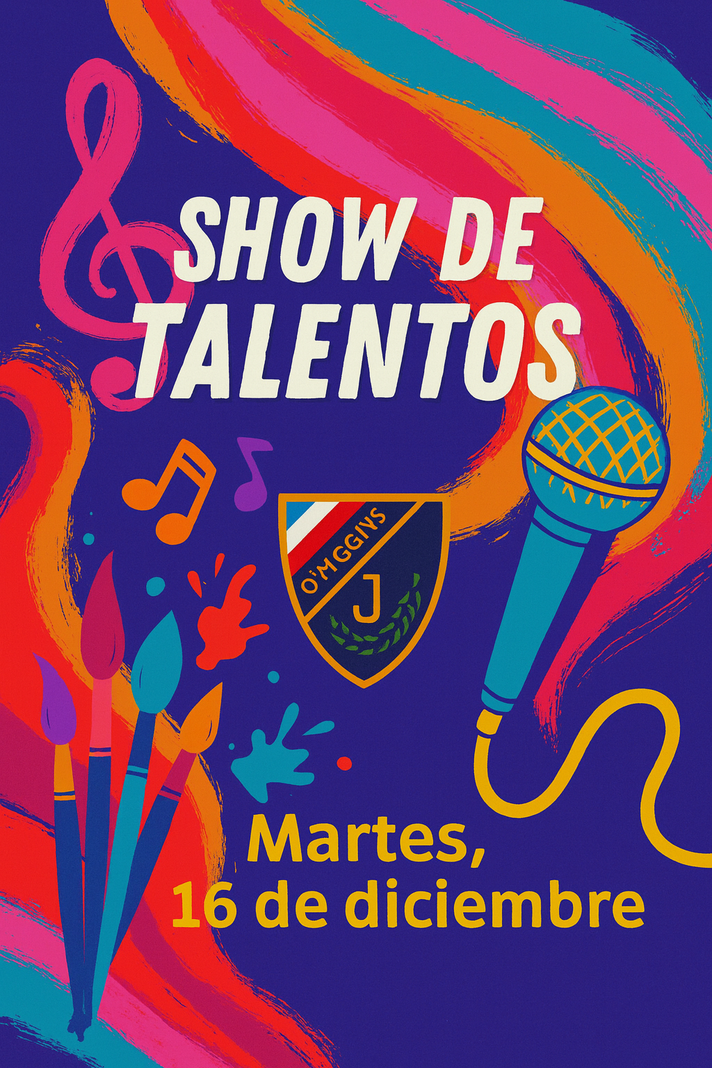 SHOW DE TALENTOS 1° A 6° BÁSICO MARTES 16 