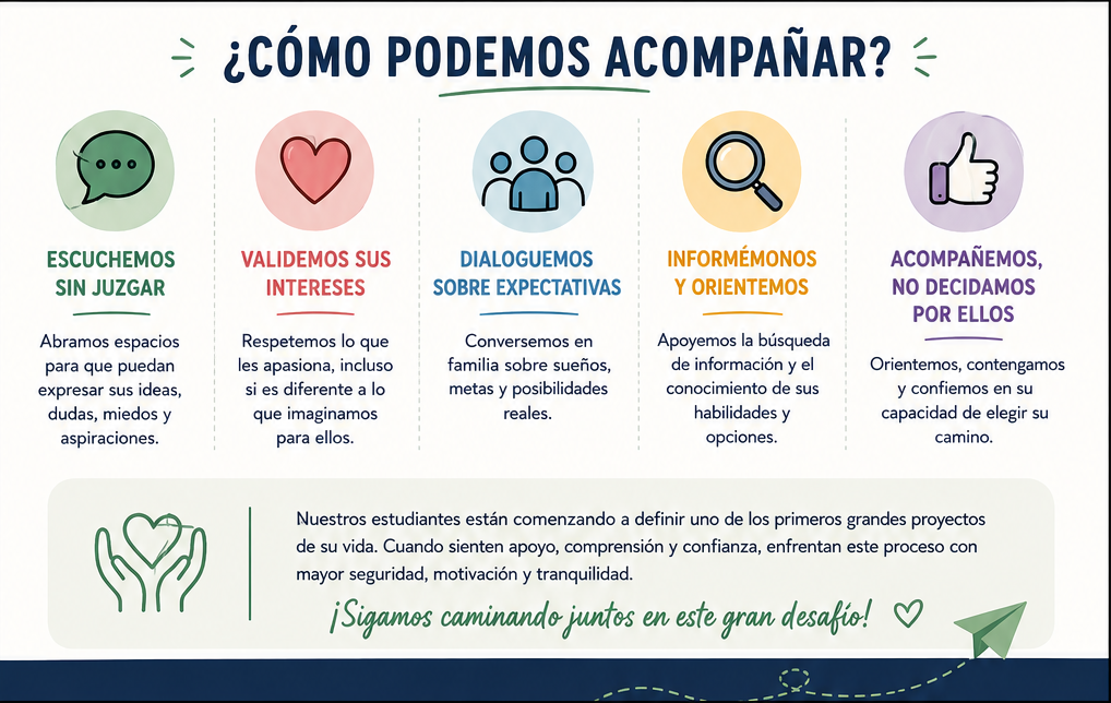 Acompañar también es orientar