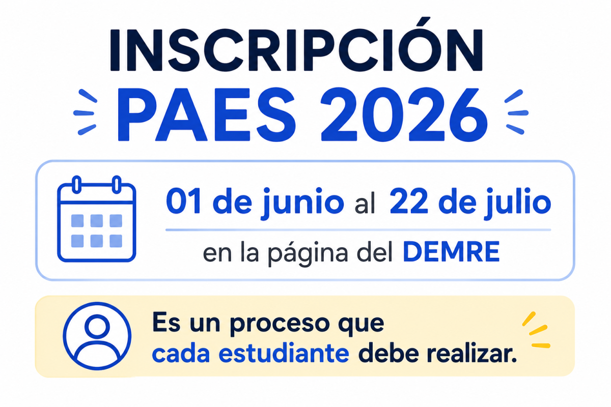 Proceso de Inscripción PAES Regular 2026