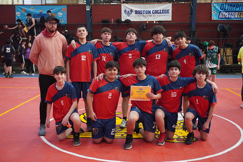 Nuestros estudiantes compitieron en el Básquetbol Intermedia Varones de las Olimpiadas BostonEduca