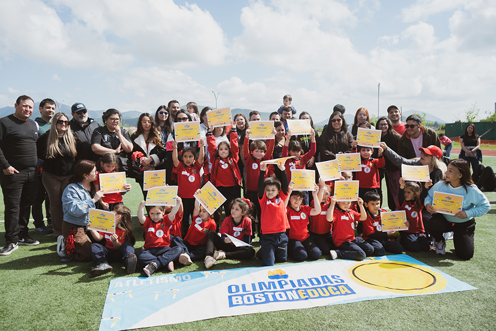 Nuestros/as estudiantes de Pre Escolar vivieron una gran jornada de Atletismo en las Olimpiadas BostonEduca