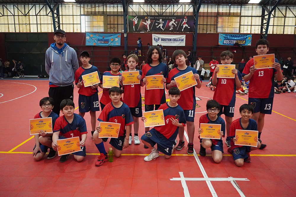 Competimos en el Básquetbol Mini Varones de las Olimpiadas BostonEduca